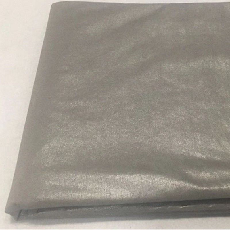 Verzilverde non-woven stof Zilvervezel stralingswerende doek Zilvervezel afschermdoek